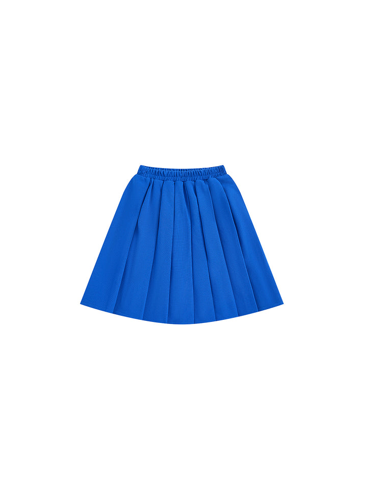 Classic Pleated Skirt - Deep Royal blue