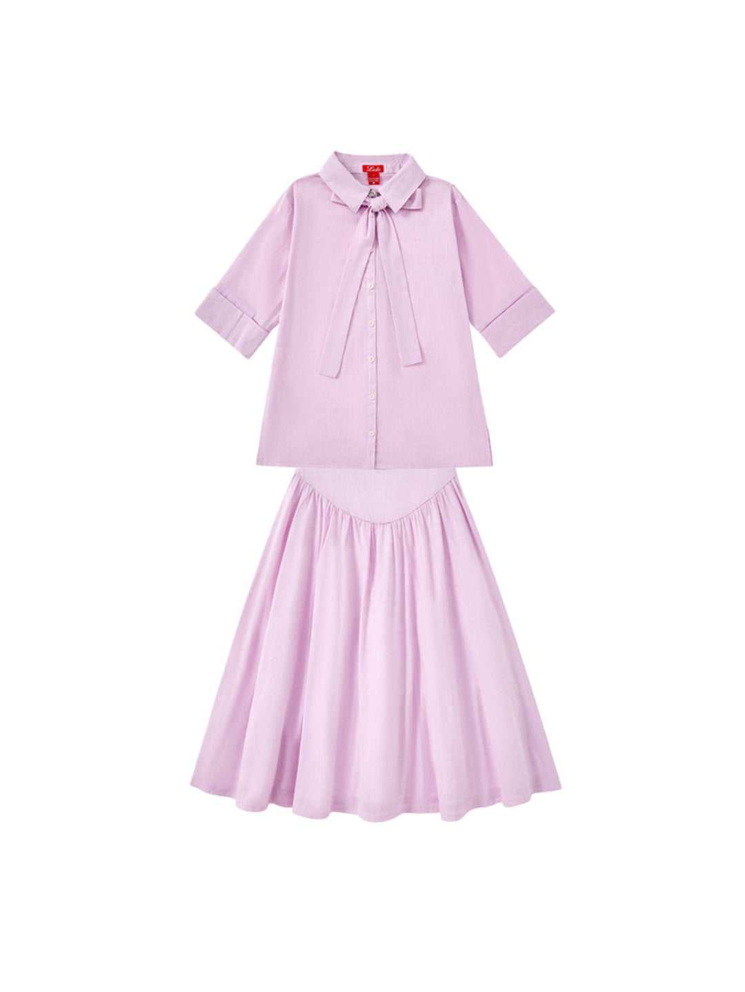 Girl Bow Set - Lilac
