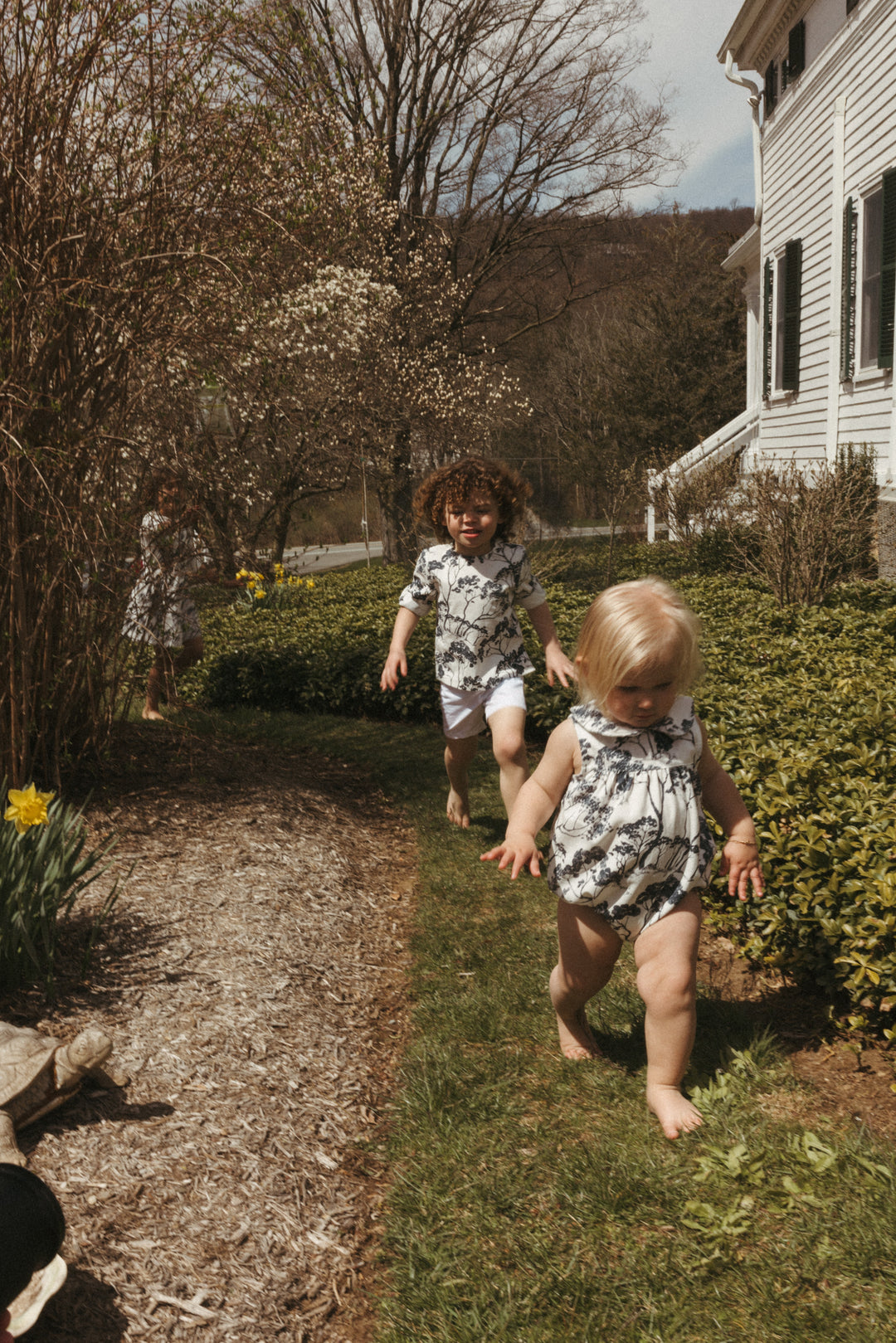 Baby branch Print Romper