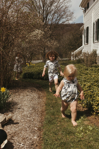 Baby branch Print Romper