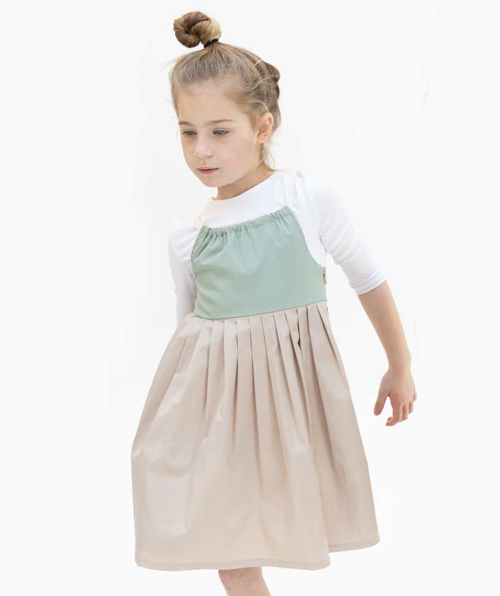 Bib Color Block Jumper