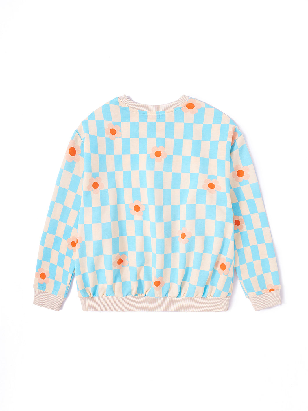 Checked Flower Top