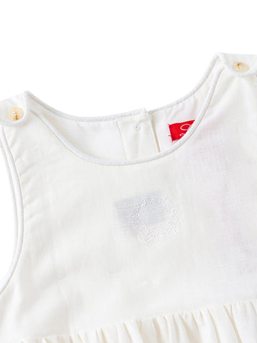 Piping Jumper -  White