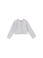 Baby Blazer Crop Length Sweater - Lt. Mint Green Mix