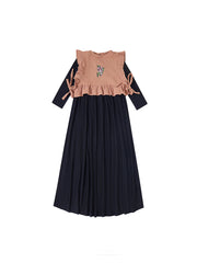 Vest Set Crop Length Robe