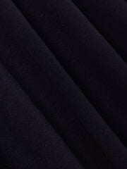 Jumper Crochet Chest Robe - Black