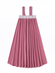Jumper Crochet Chest Robe - Dk. Mauve