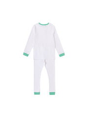 All Over Mini Star Set - White Combo Green