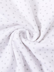 All Over Mini Star Set - White Combo Green