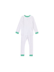 All Over Mini Star Set - White Combo Green