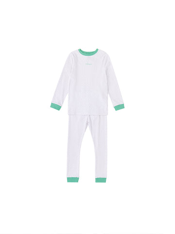 All Over Mini Star Set - White Combo Green