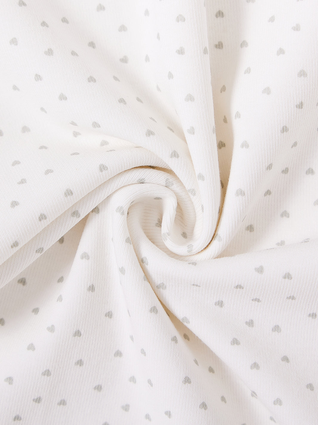 All Over Mini Heart Nightgown - Winter white