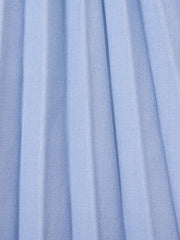 Solid Accordion Pleated Skirt - Lt. Blue