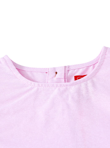 Rickrack Crop Vest - Lt. Pink