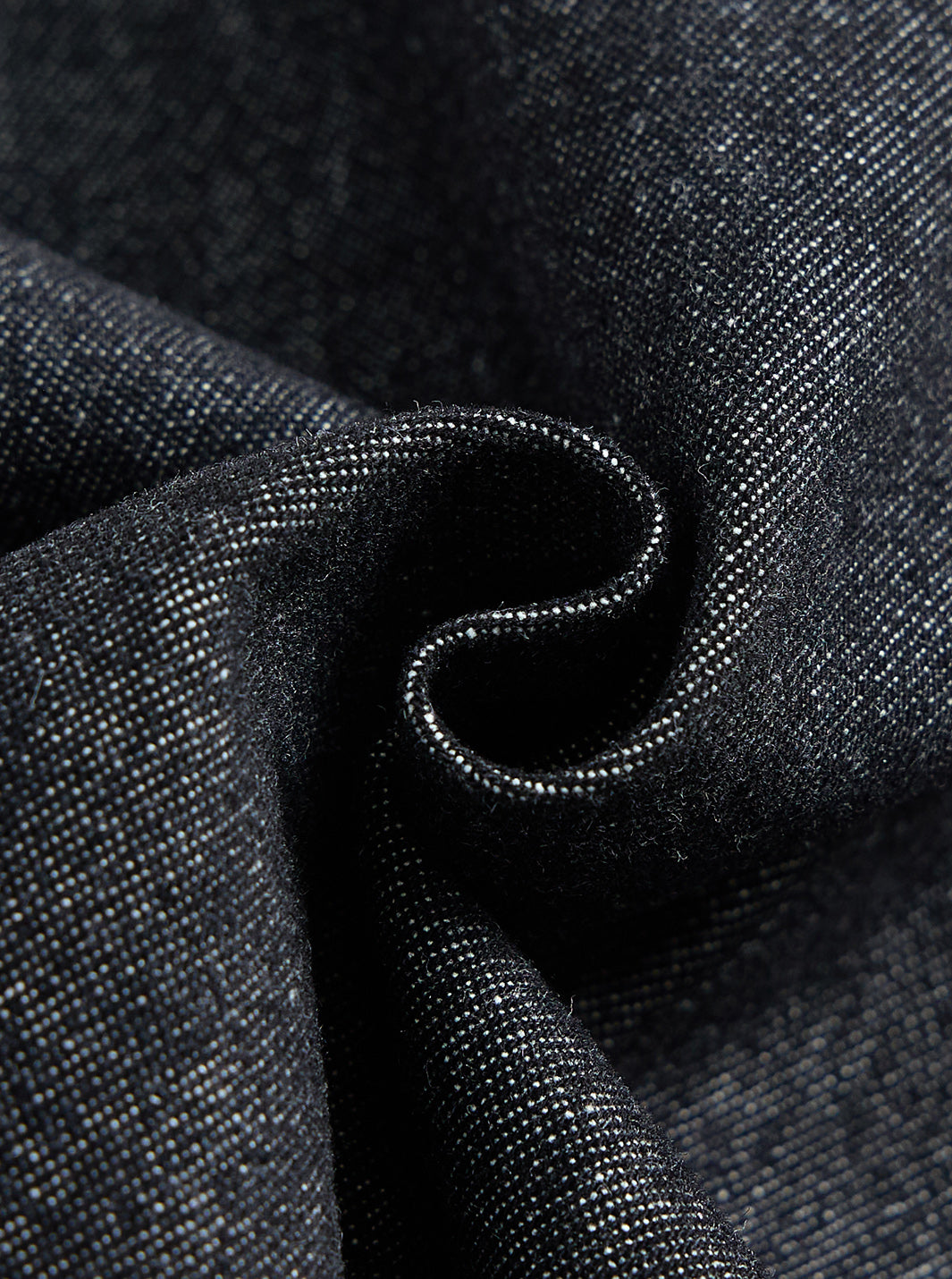 Baby Denim Trim Romper - Black Denim