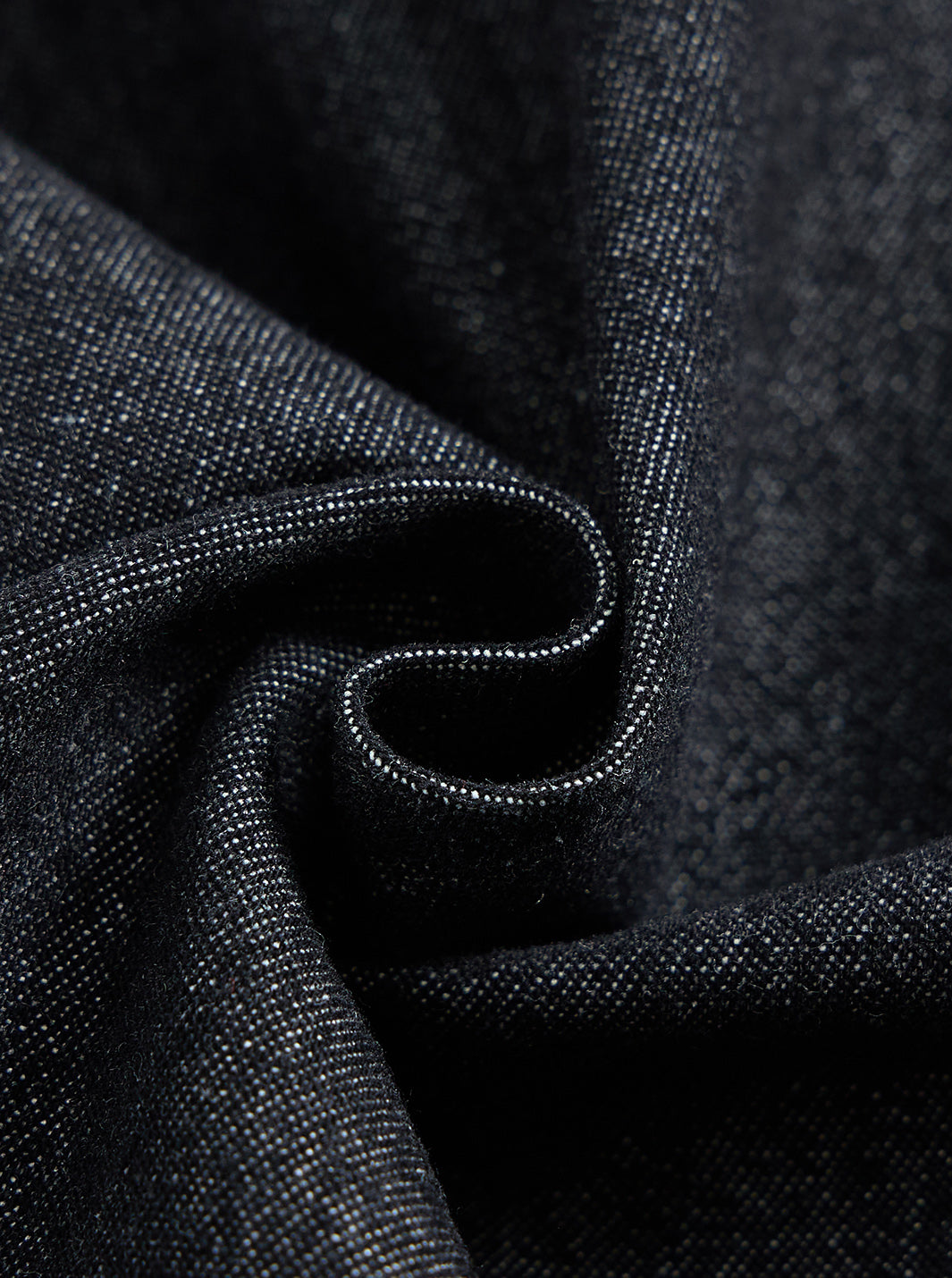 Denim Pocket Trim Shirt - Black Denim