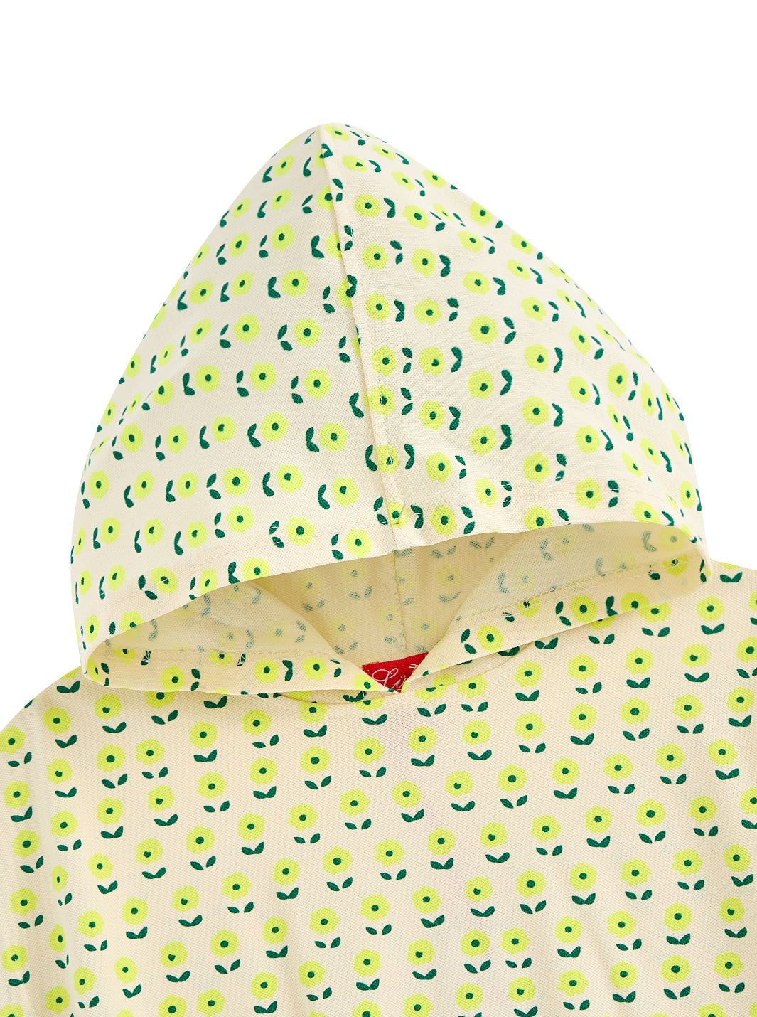 Hooded Floral Print Top