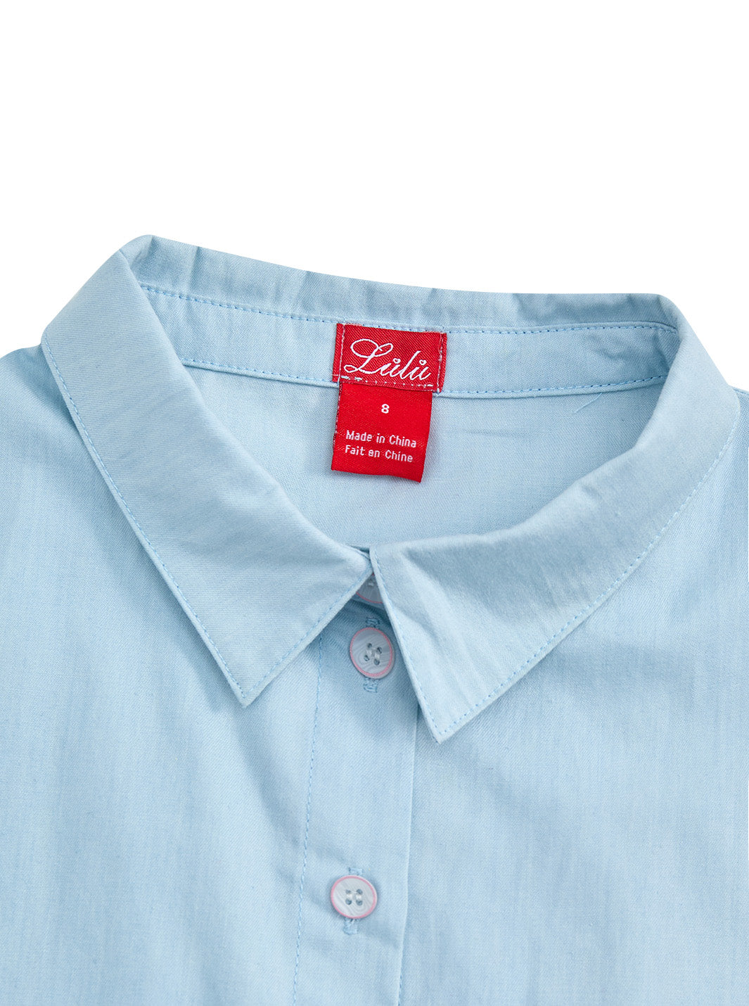 Bib Dress - Pale Blue