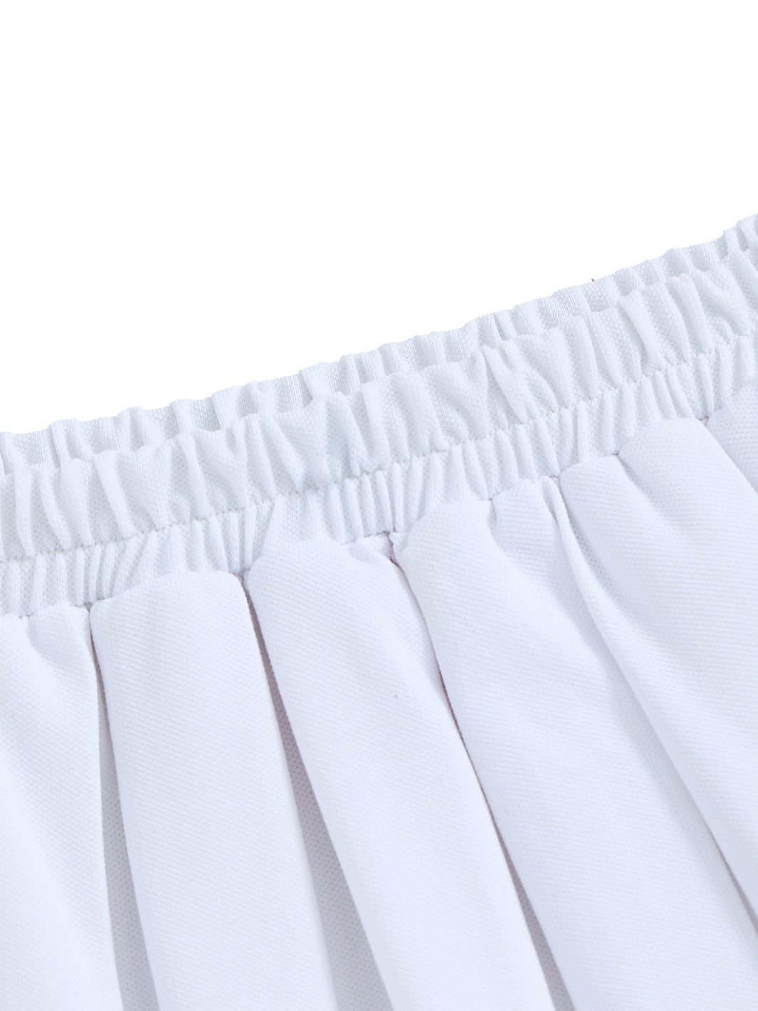 Classic Pleated Skirt - Pure White