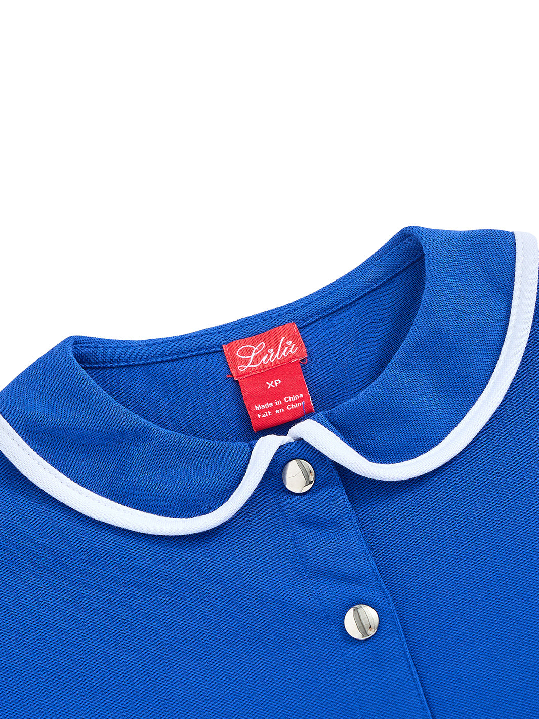 Classic Crop Length Shirt - Deep Royal blue