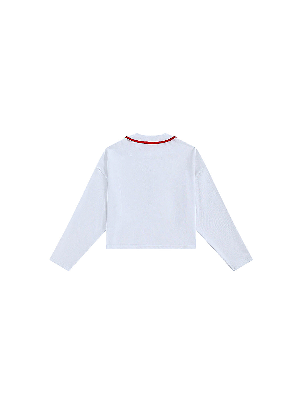 Classic Crop Length Shirt - Pure White
