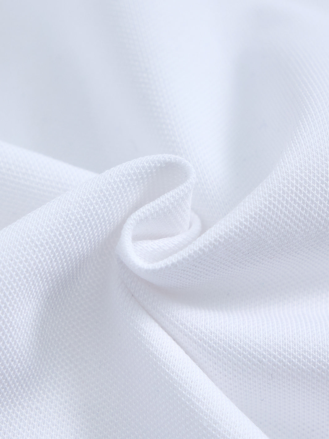 Classic Crop Length Shirt - Pure White