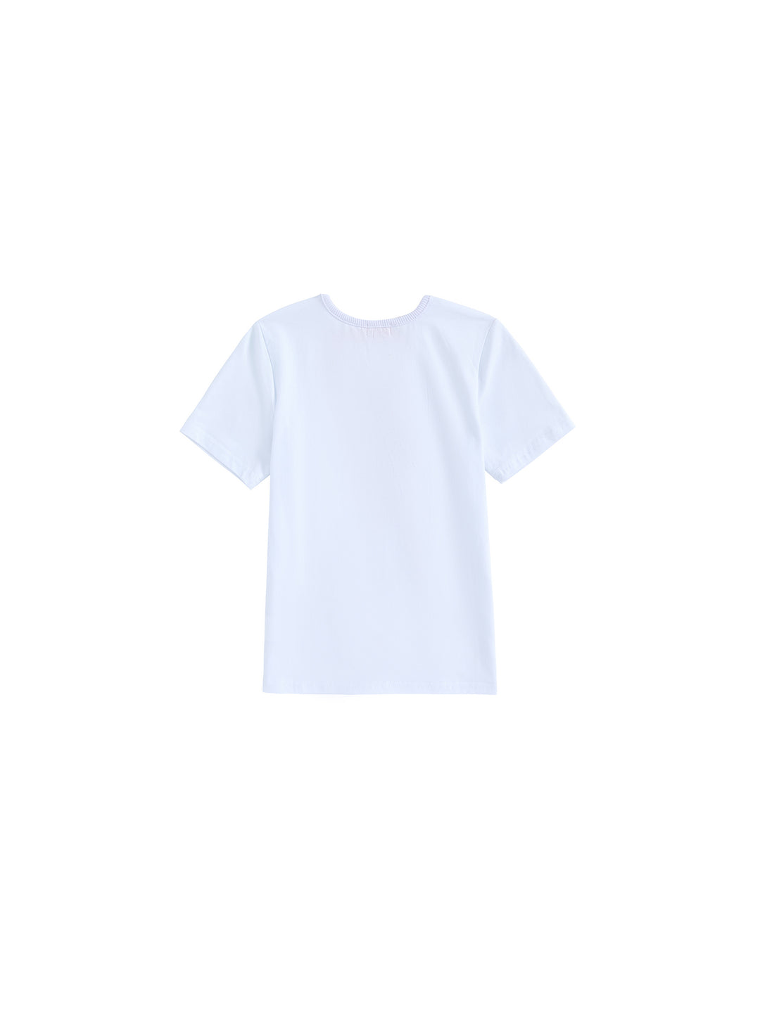 Classic Front Print T-shirt - White/Red