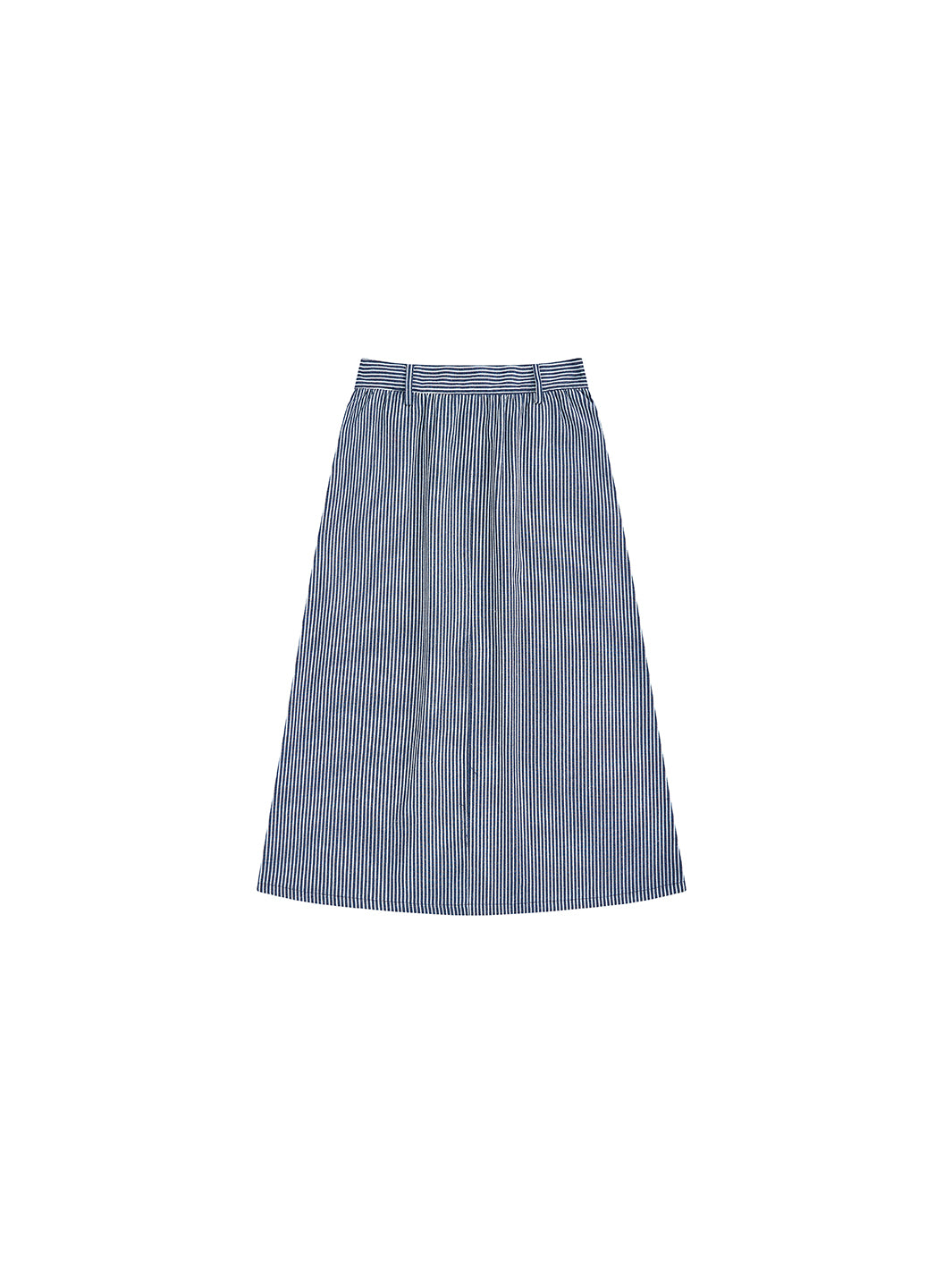 Denim Stripe Skirt