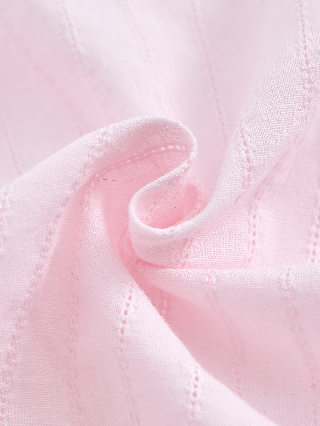 Eyelet Striped Dress