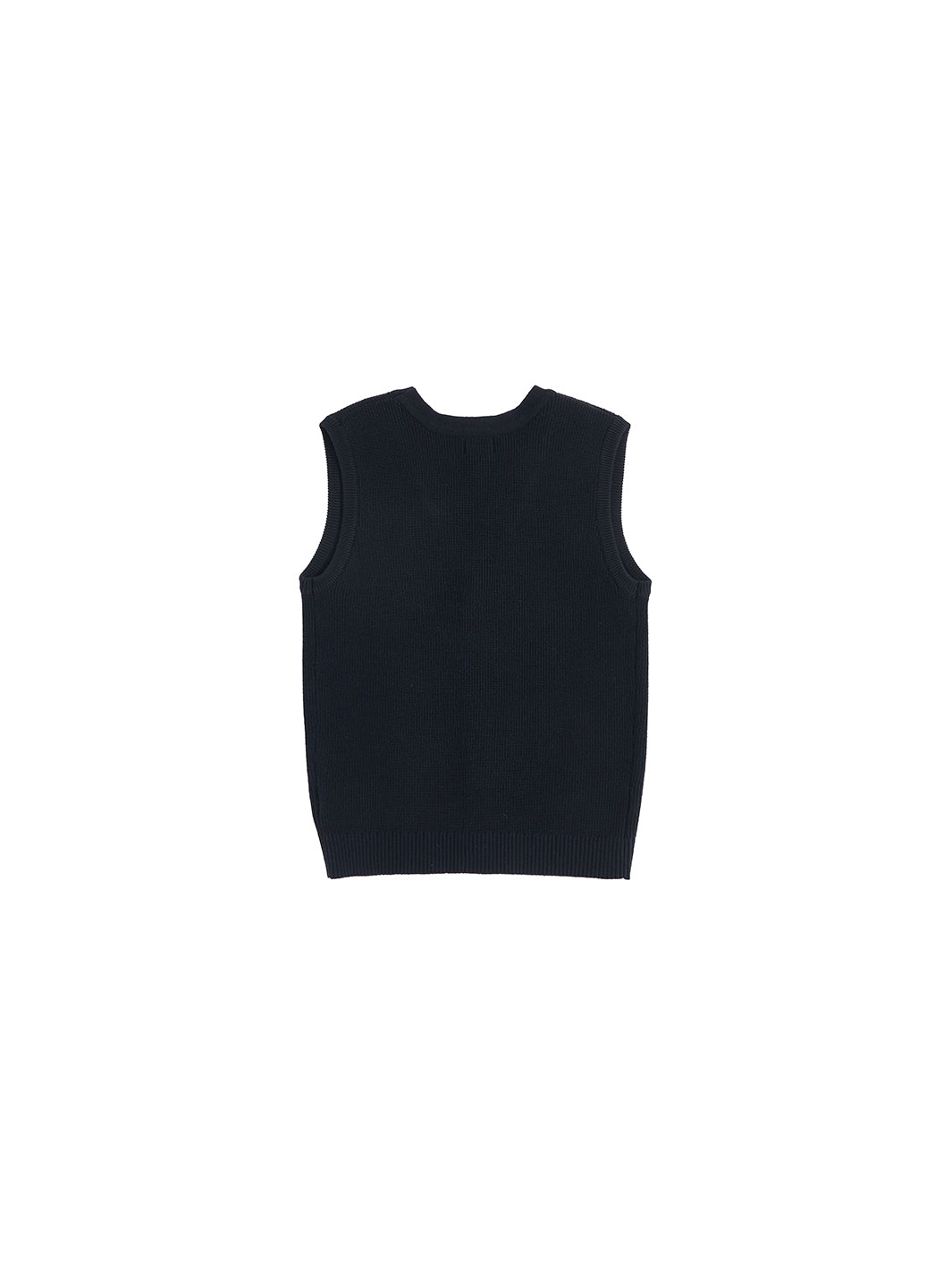Classic Solid Vest - Black