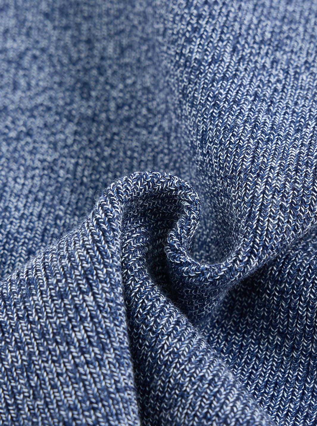 Classic Solid Vest - Navy White Mix