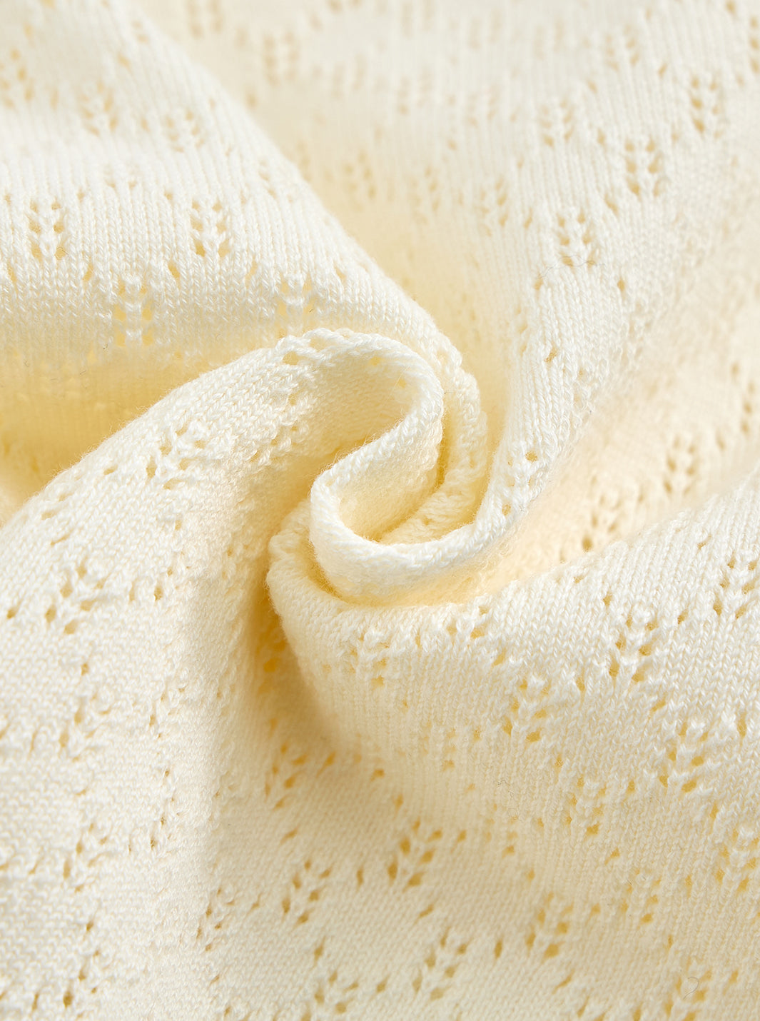 Buttons Sweater - Almond White