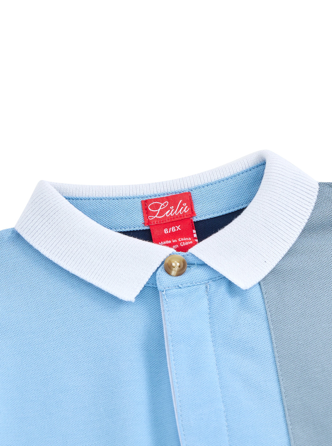 Color Block Polo - Dk. Navy