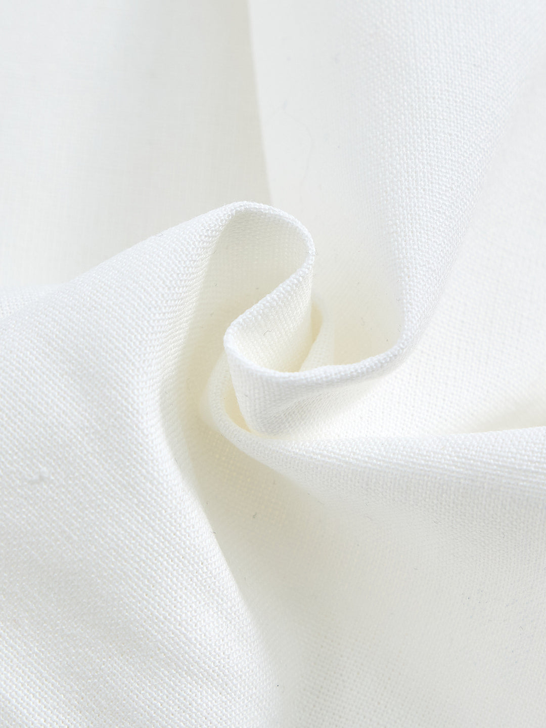 Front Embroidered Long Shirt - Off White