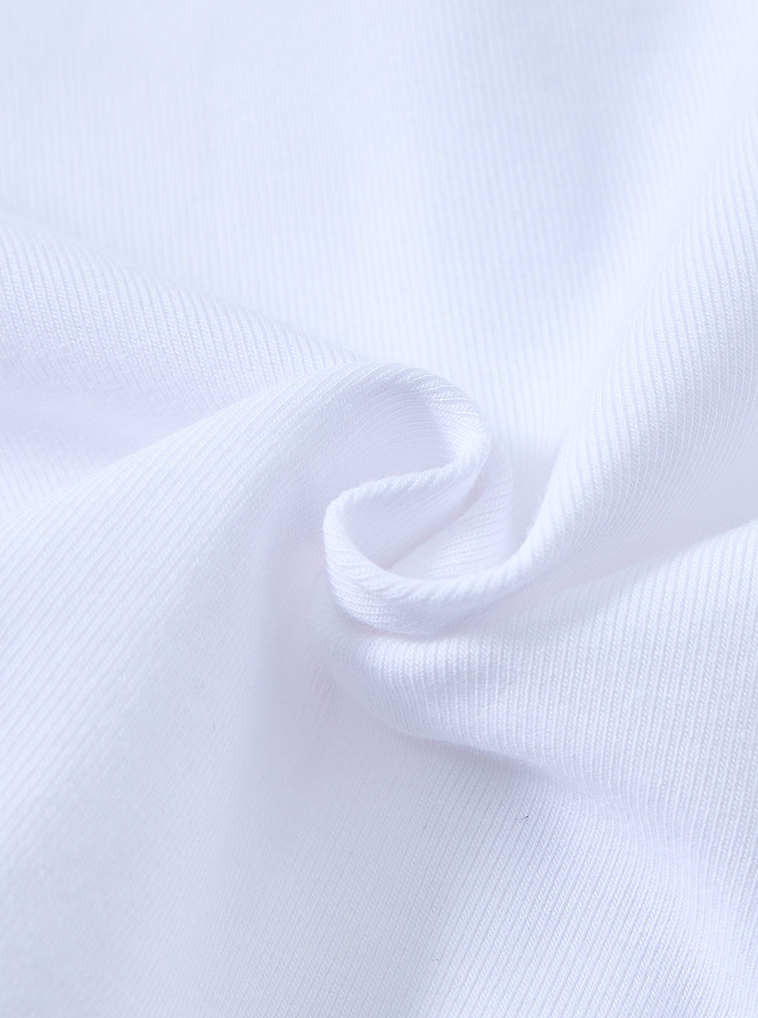 Basic Cardigan Crop Length T-shirt - White