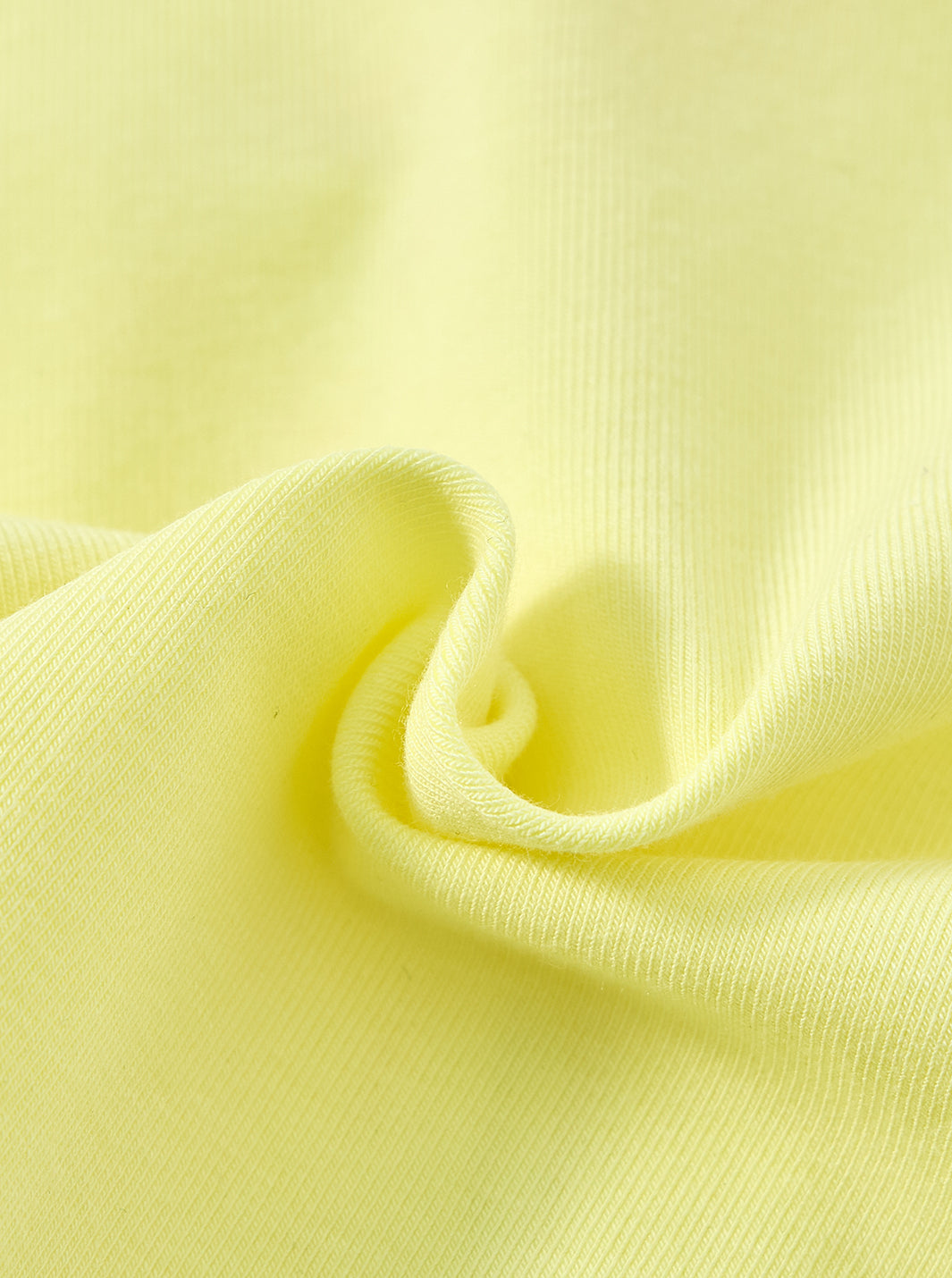 Basic Cardigan Crop Length T-shirt - yellow