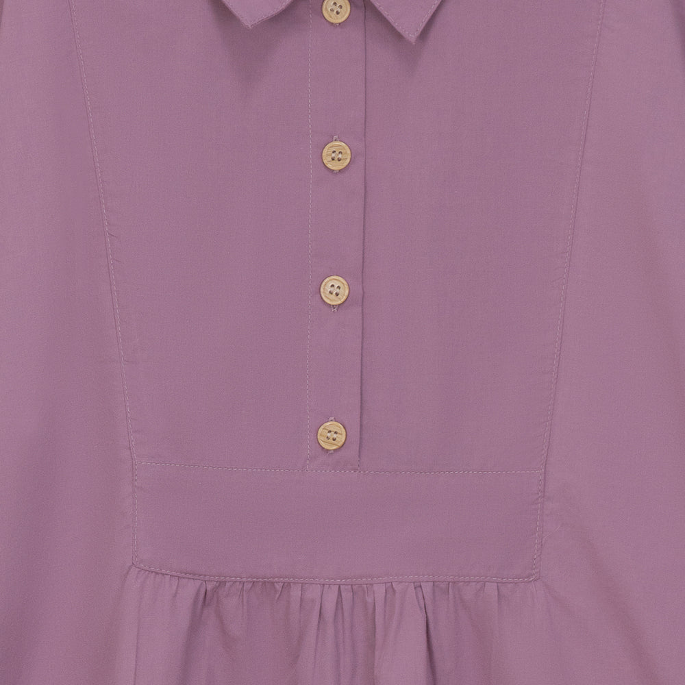 Bib Dress - Purple