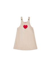 Corduroy Heart Pocket Jumper