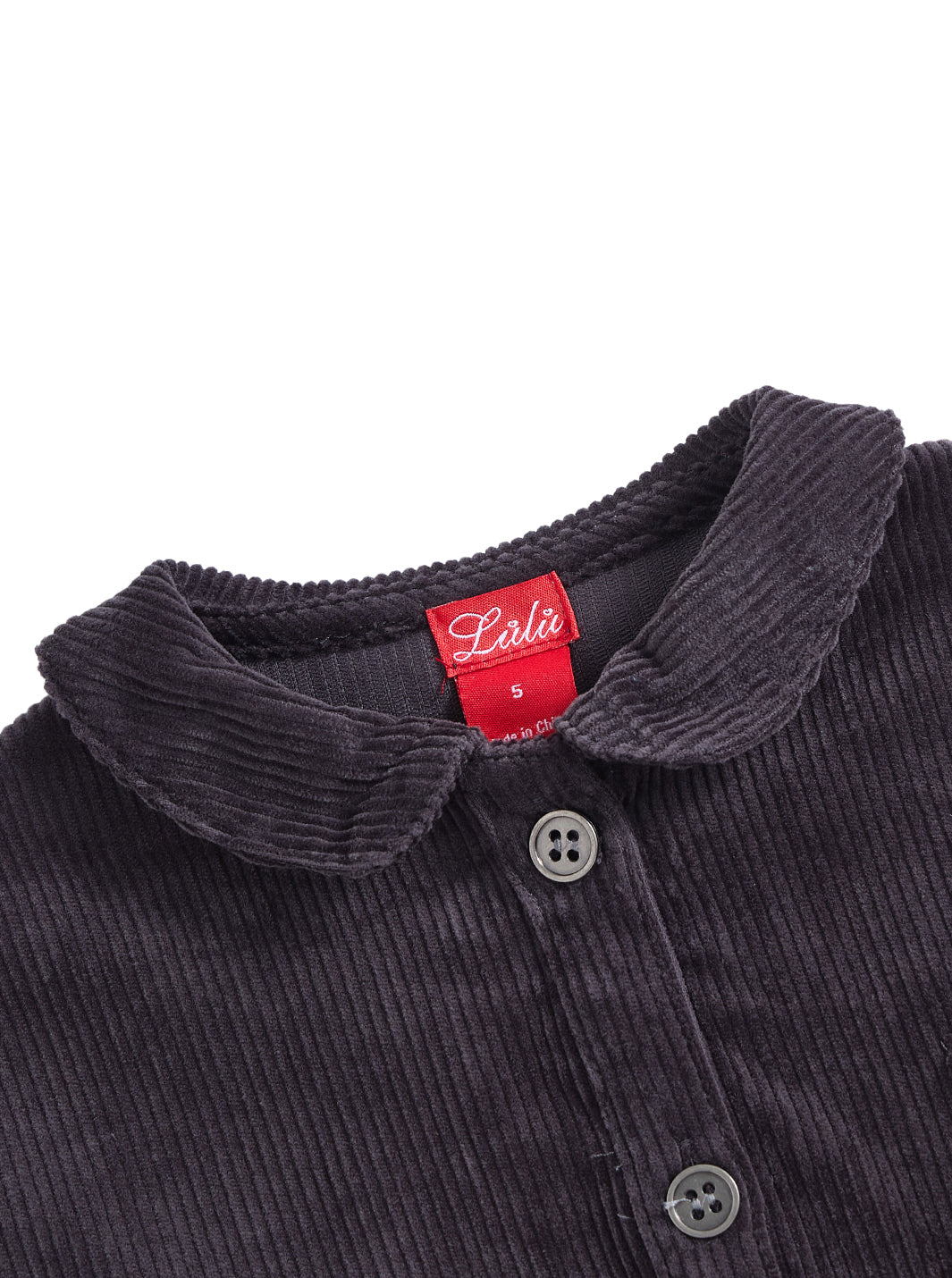 Corduroy Dress - Grey