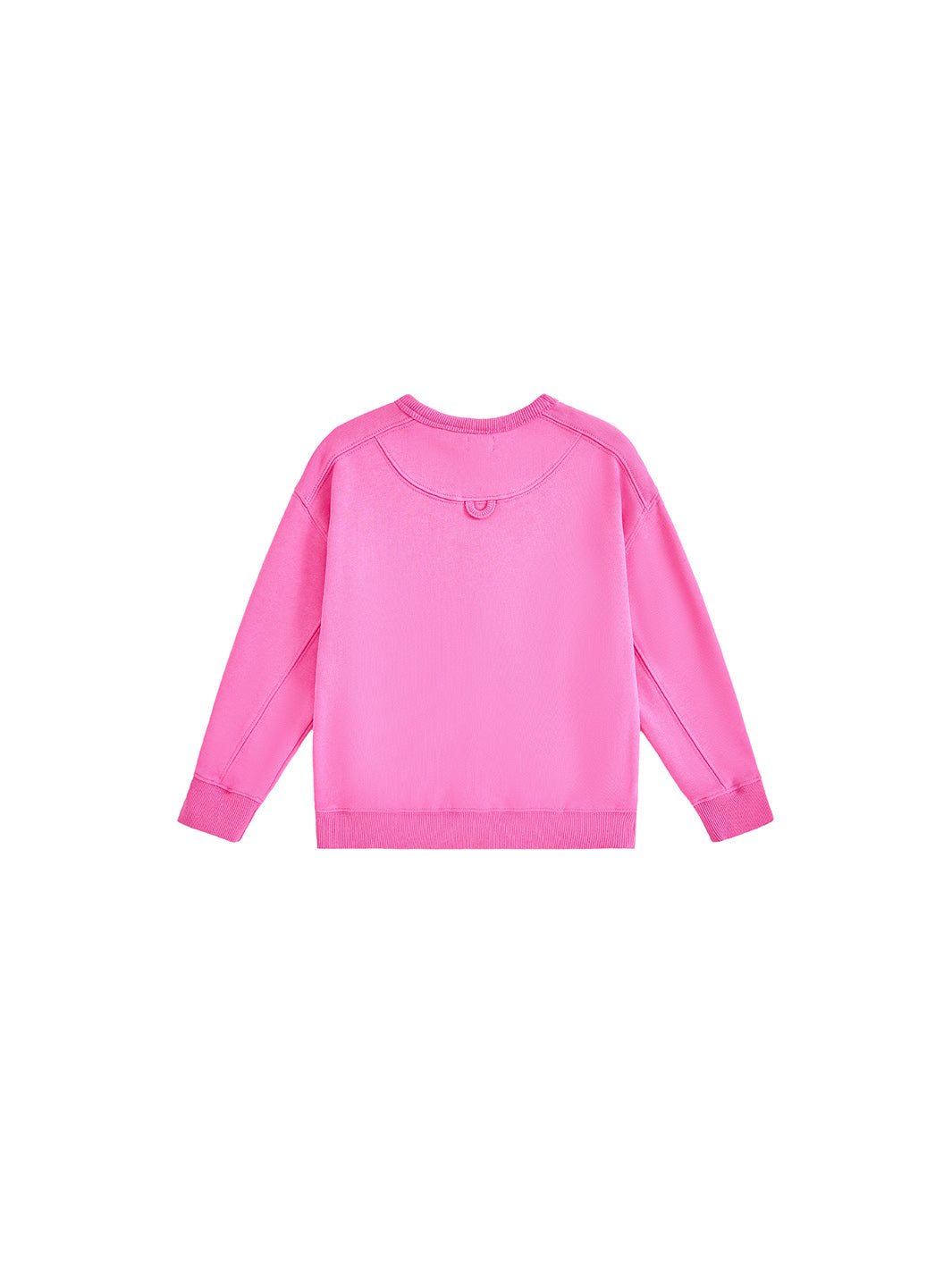 French Terry Cut Top - Hot Pink