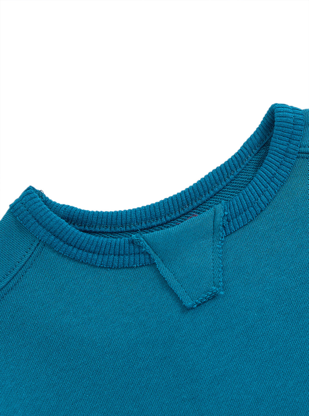 French Terry Cut Top - Steel