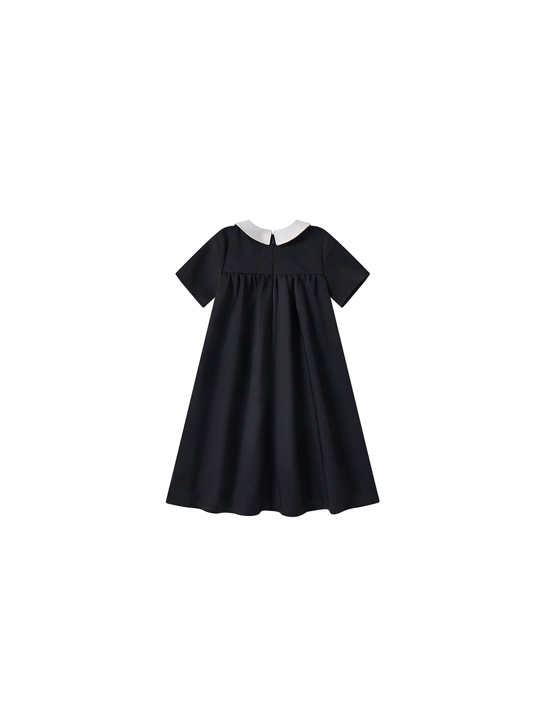 Collar Center Pleat Dress
