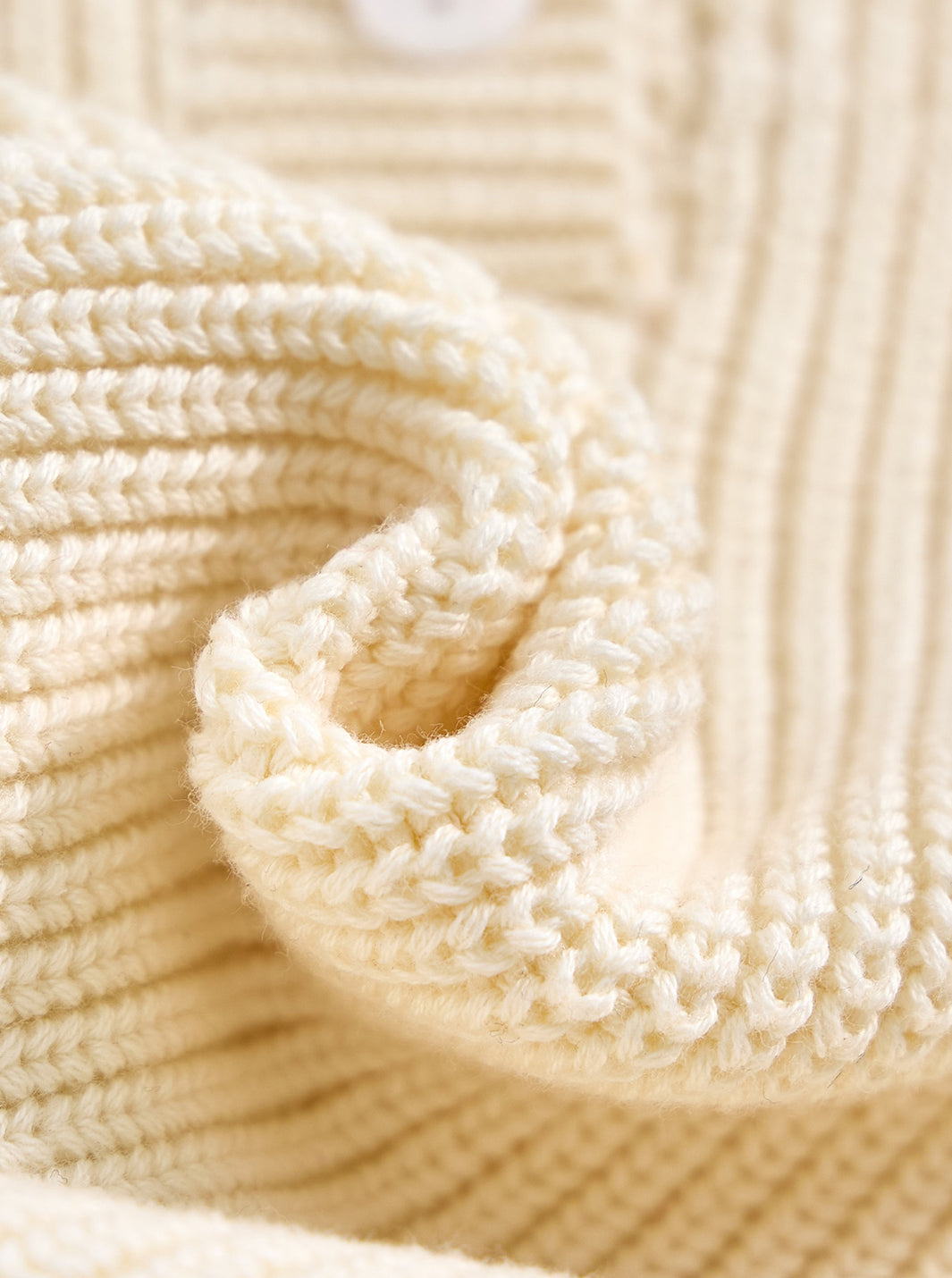 Combo Sweater - Almond White