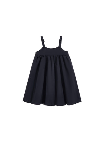 Taffeta Bubble Bow Jumper - Black