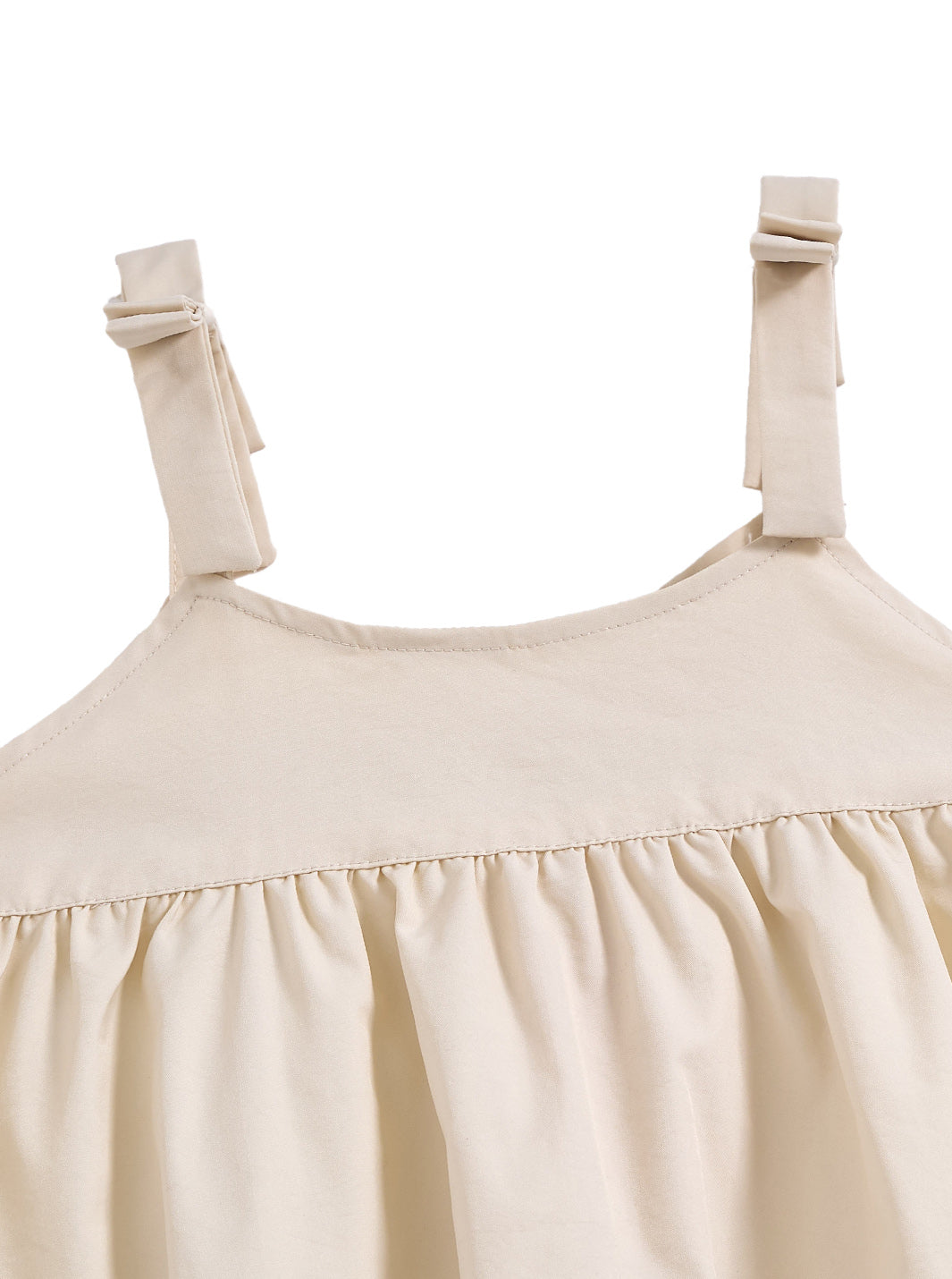 Taffeta Bubble Bow Jumper - Cream