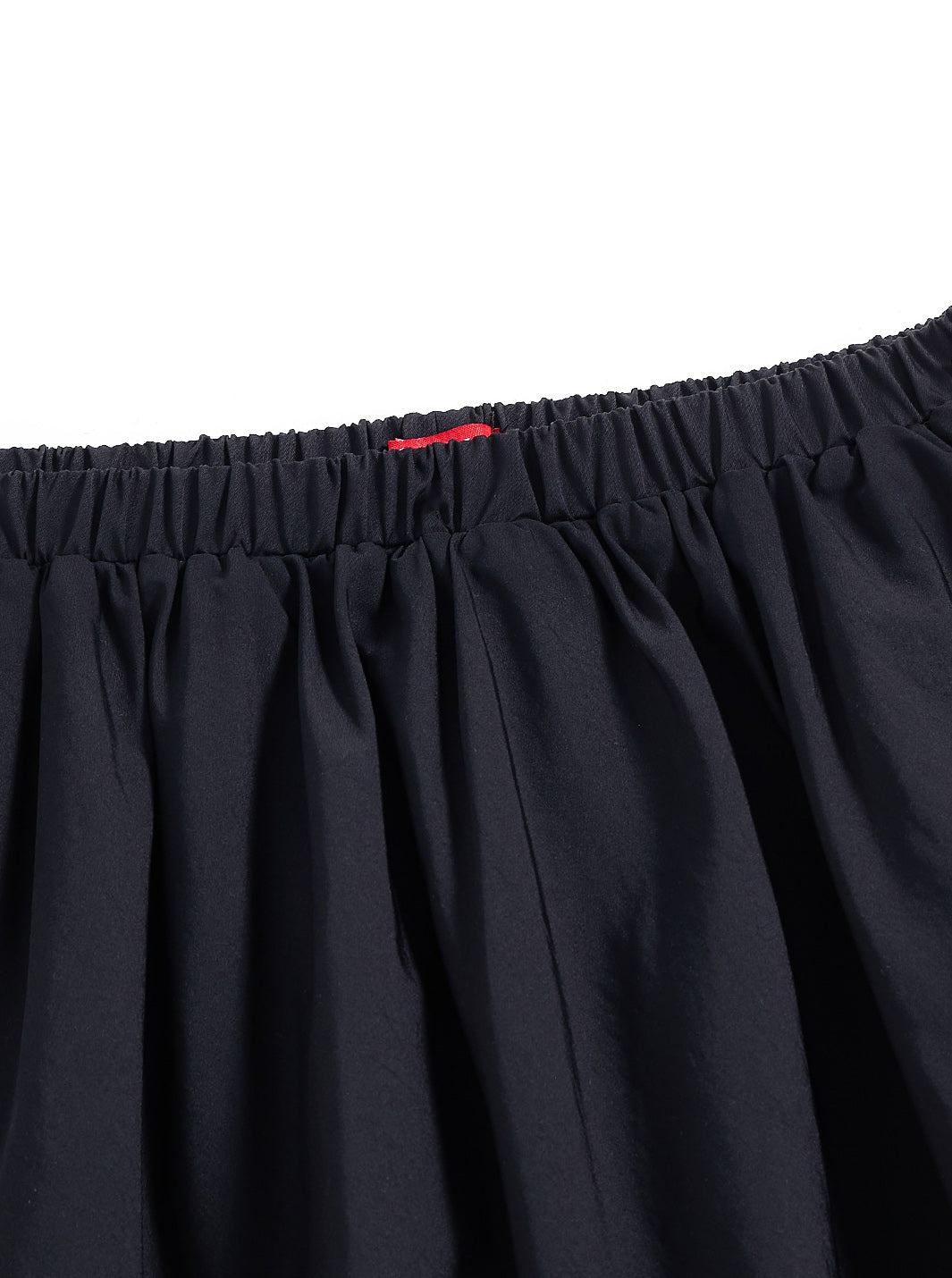 Taffeta Tea-length Skirt - Black