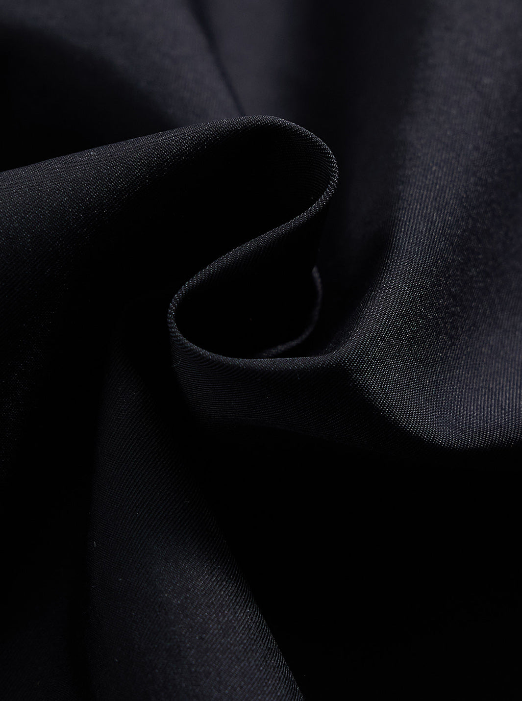 Taffeta Tea-length Skirt - Black