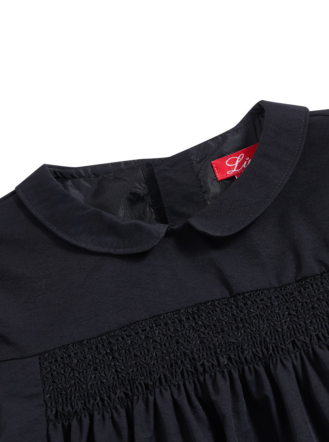 Smocked Dress - Black