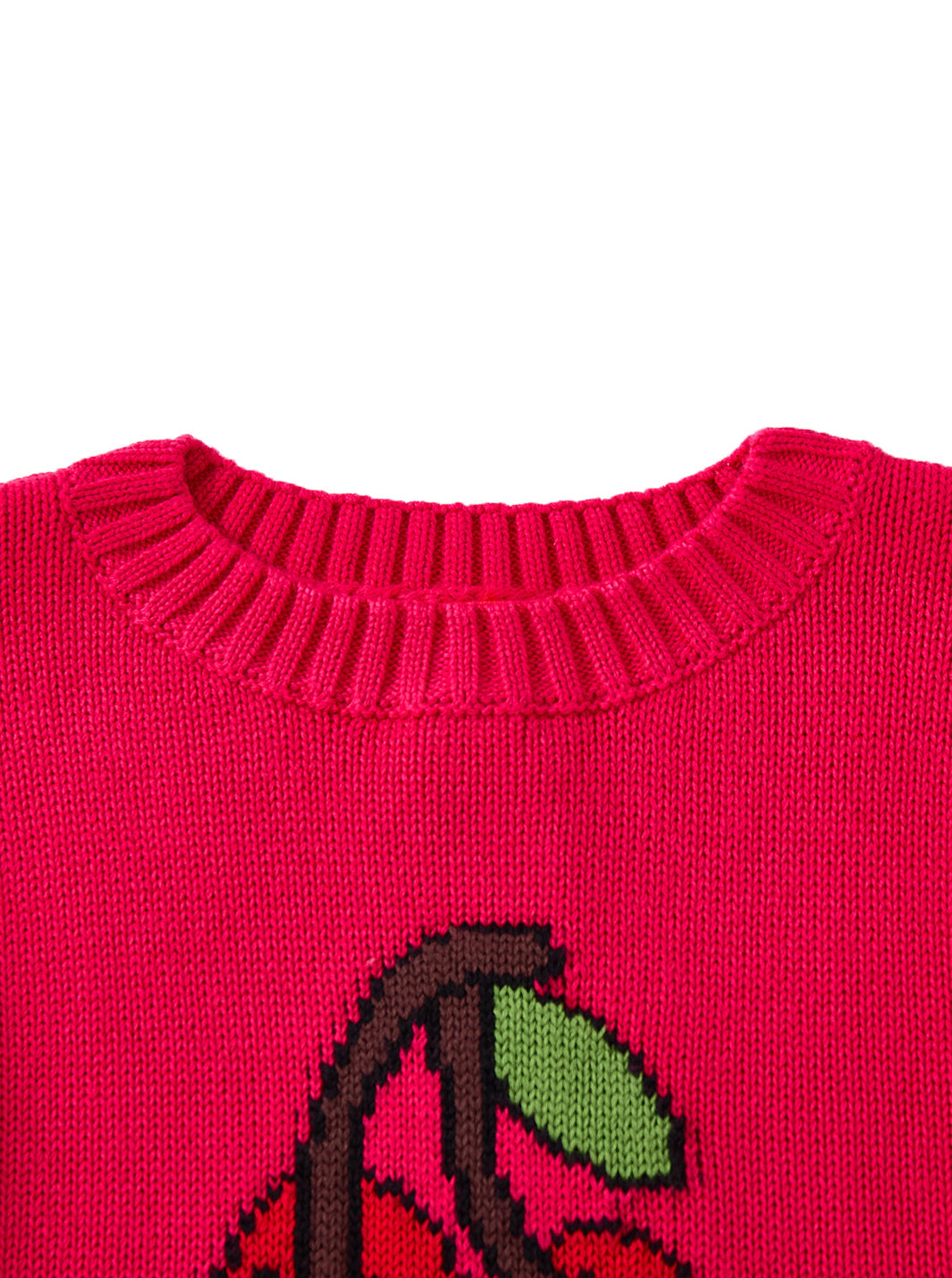 Cherry Sweater - Hot Rose Pink