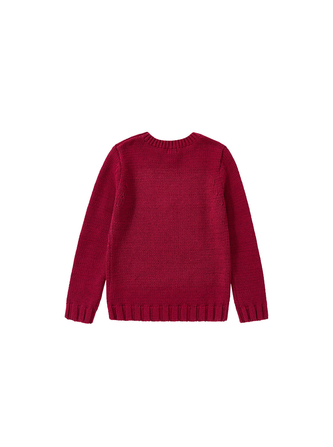 Big House Sweater - Burnt Red Mix